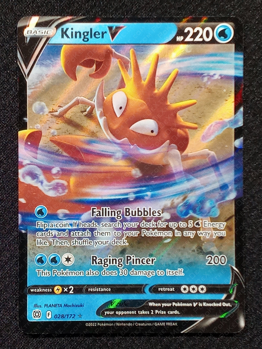 028/172 Kingler V {Full Art Holo}