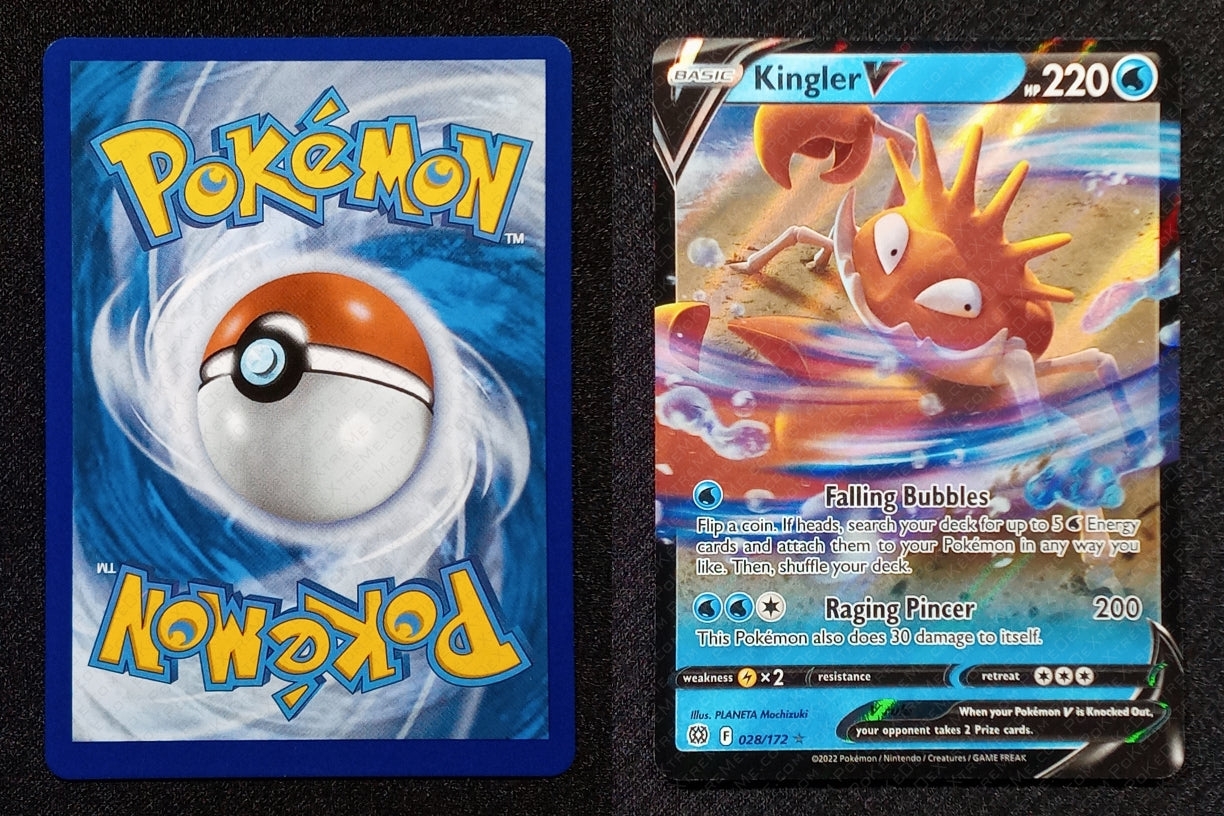 028/172 Kingler V {Full Art Holo}