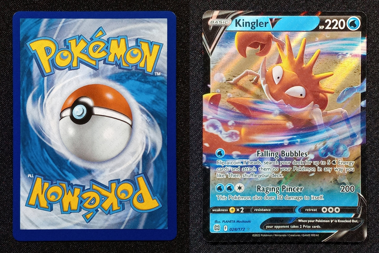 028/172 Kingler V {Full Art Holo}