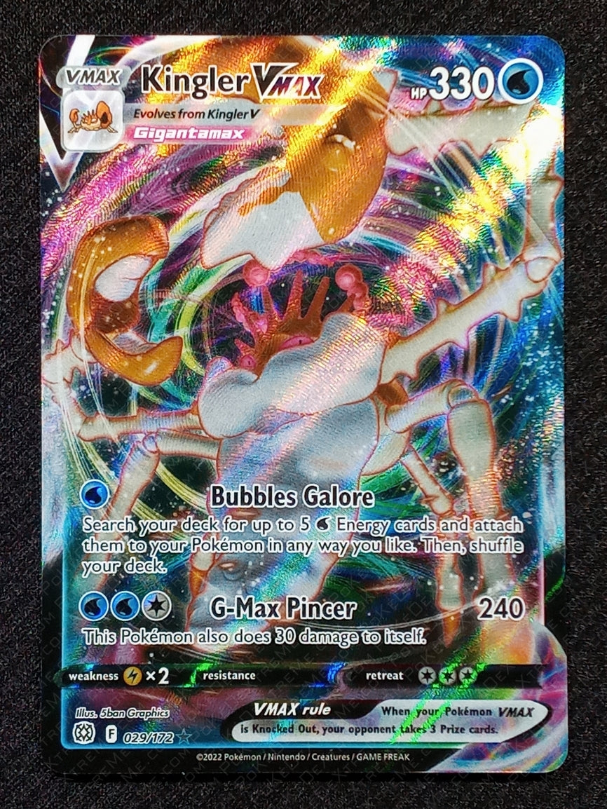 029/172 Kingler Vmax {Full Art Holo}