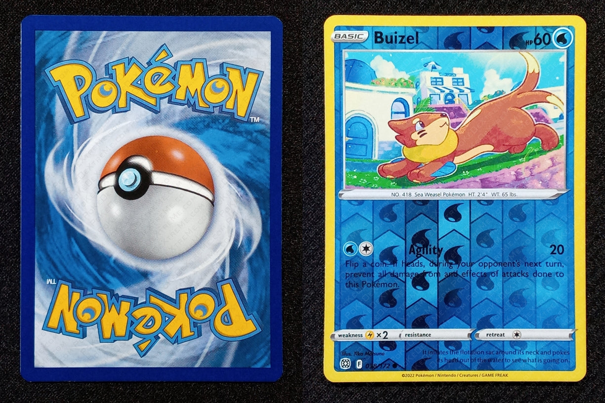 038/172 Buizel {Reverse Holo}