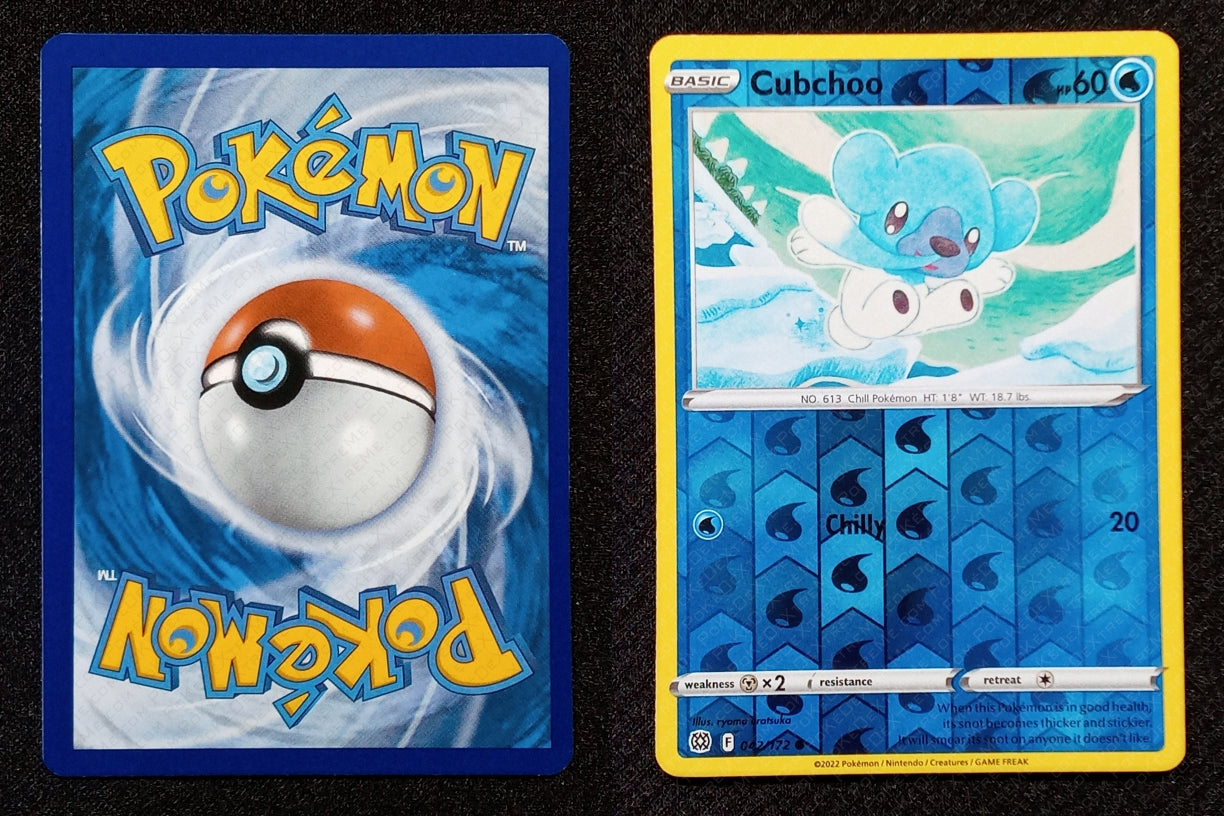 042/172 Cubchoo {Reverse Holo}
