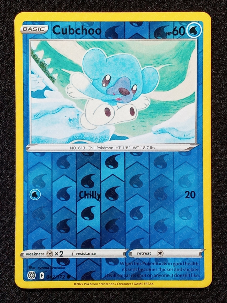 042/172 Cubchoo {Reverse Holo}