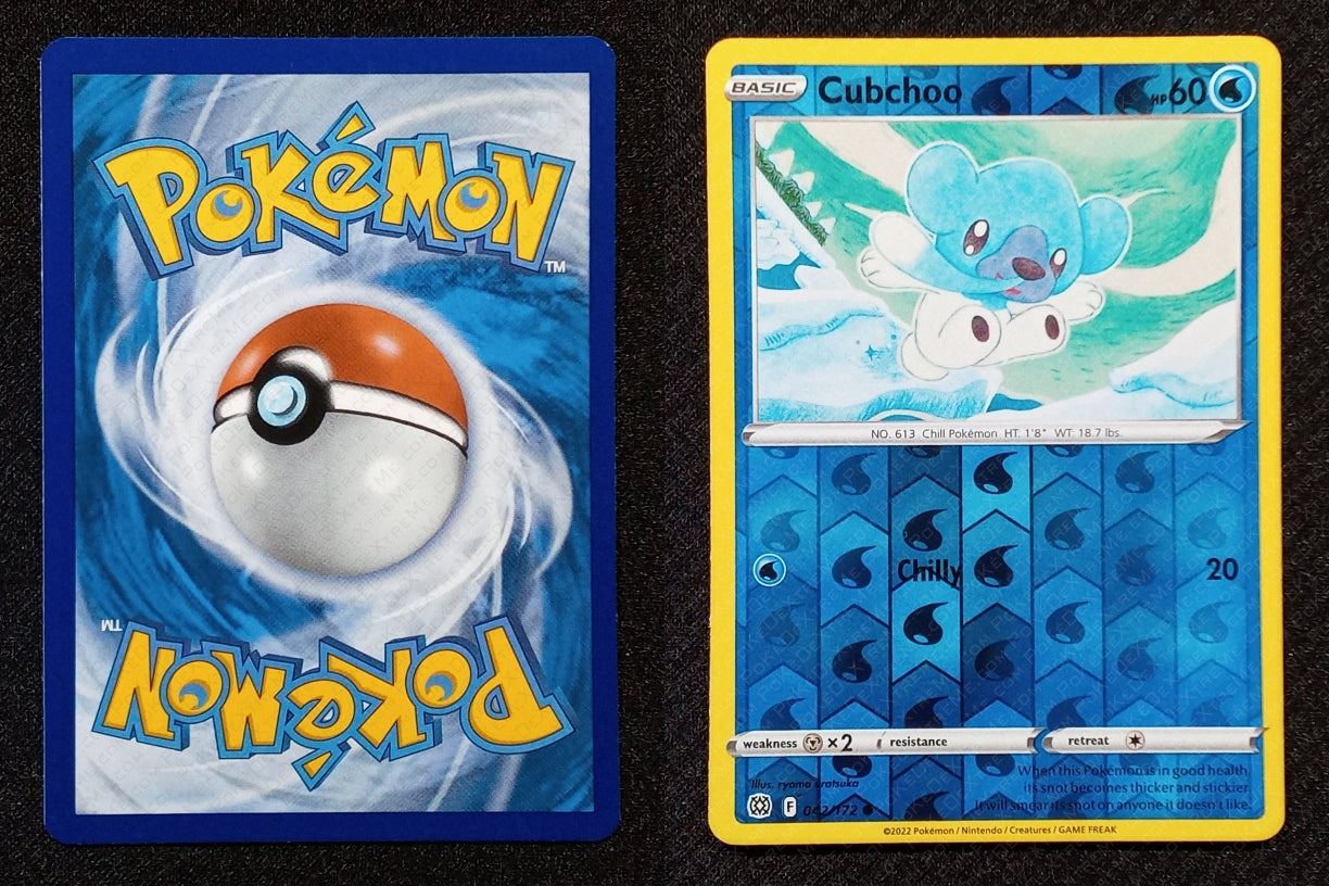 042/172 Cubchoo {Reverse Holo}