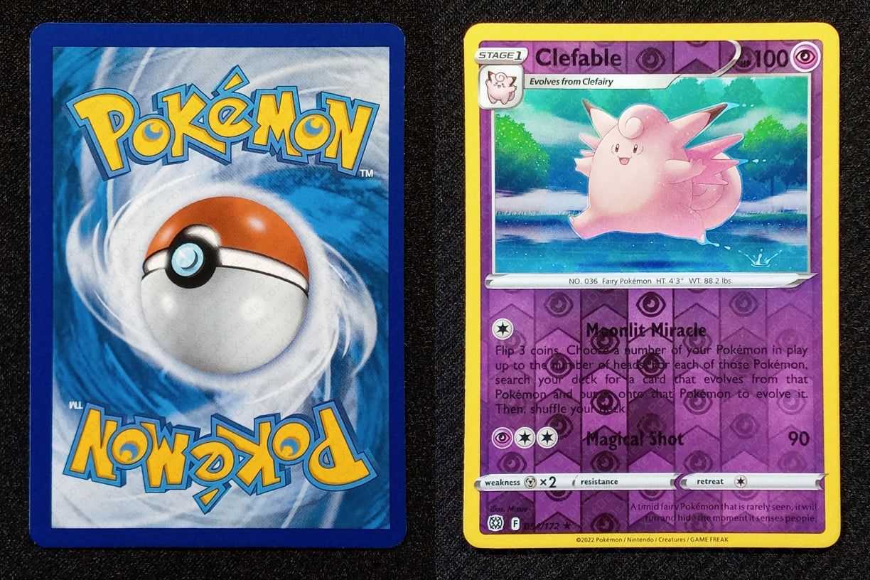 054/172 Clefable {Reverse Holo}