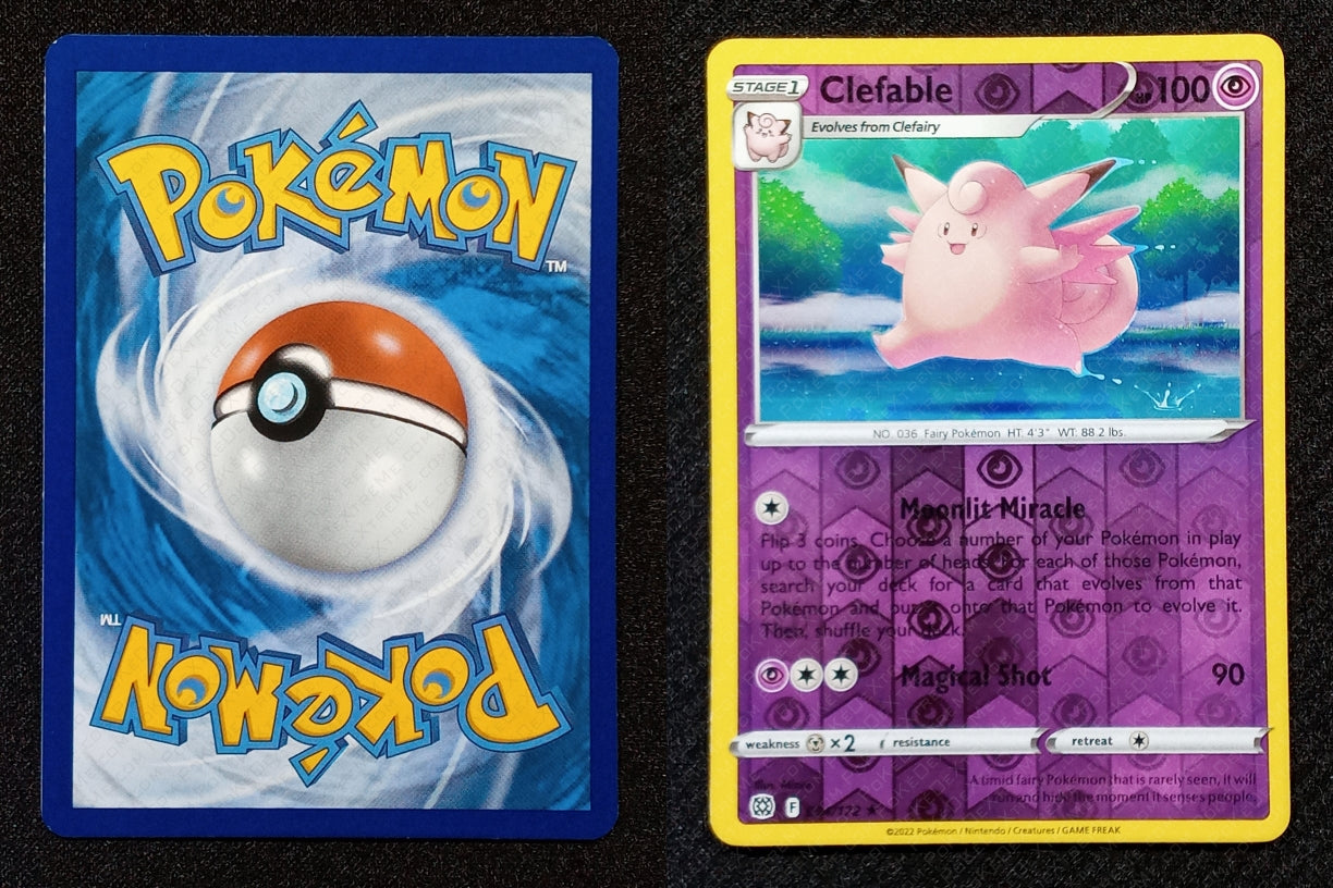 054/172 Clefable {Reverse Holo}