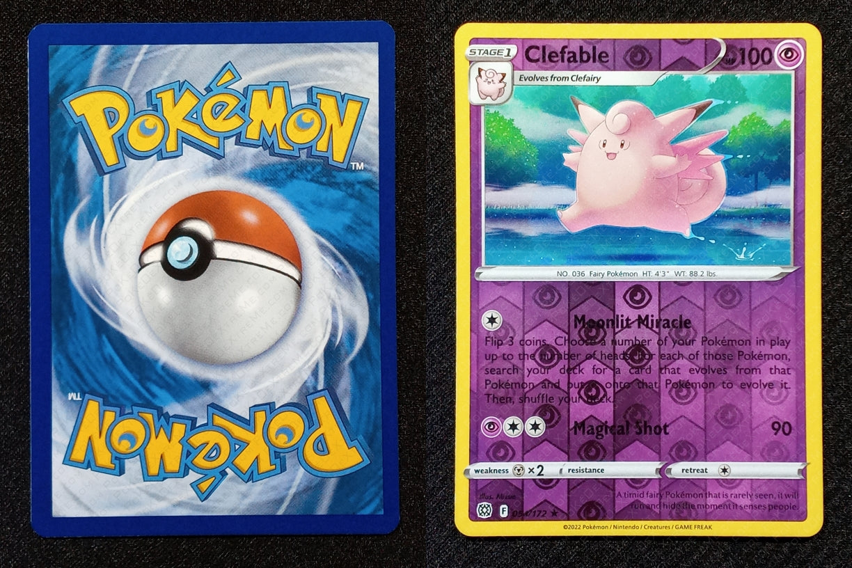 054/172 Clefable {Reverse Holo}