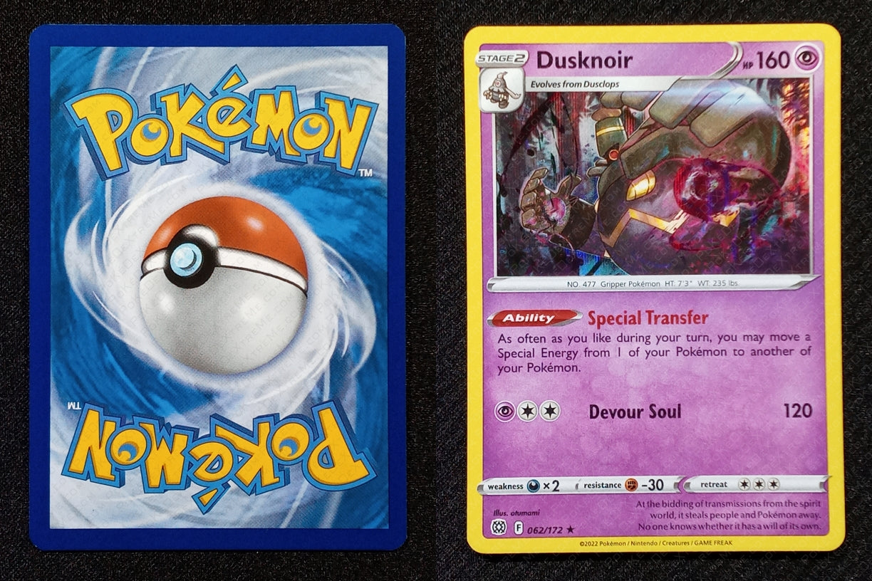 062/172 Dusknoir {Window Holo}