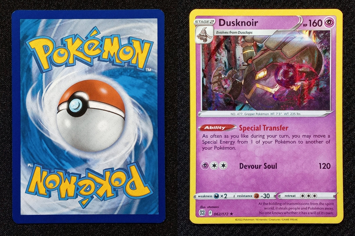 062/172 Dusknoir {Window Holo}