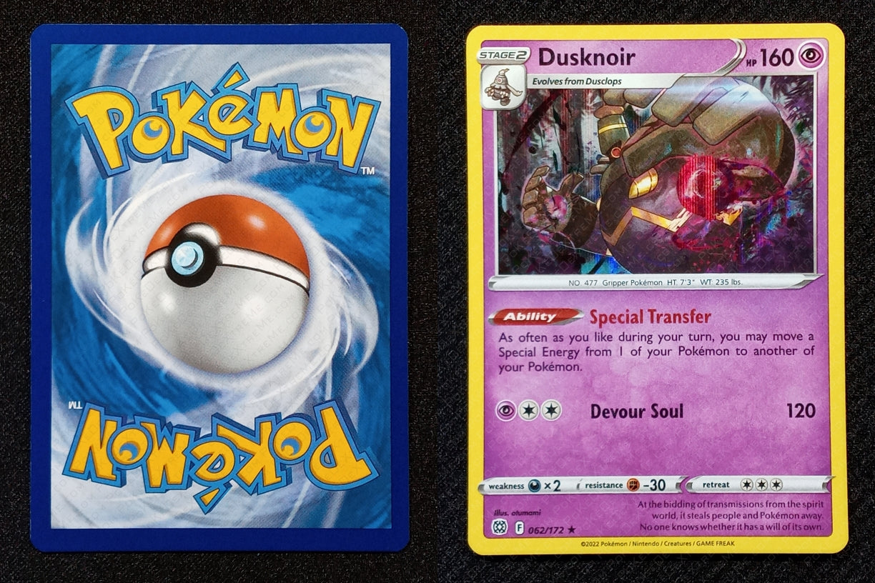 062/172 Dusknoir {Window Holo}