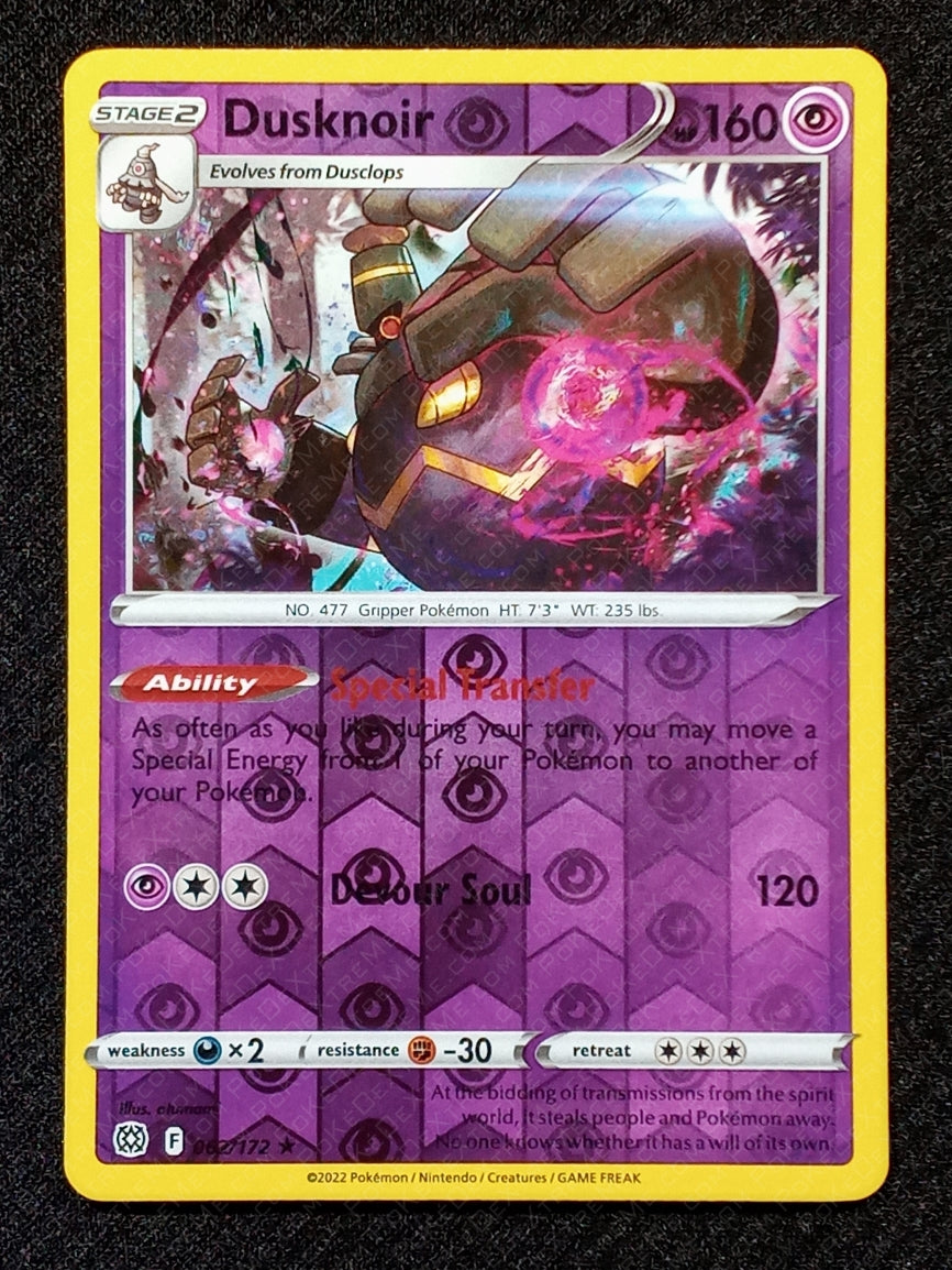 062/172 Dusknoir {Reverse Holo}