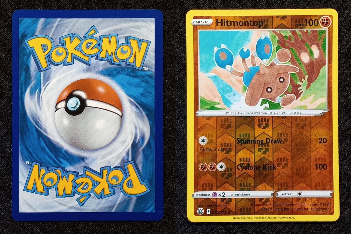 072/172 Hitmontop {Reverse Holo}