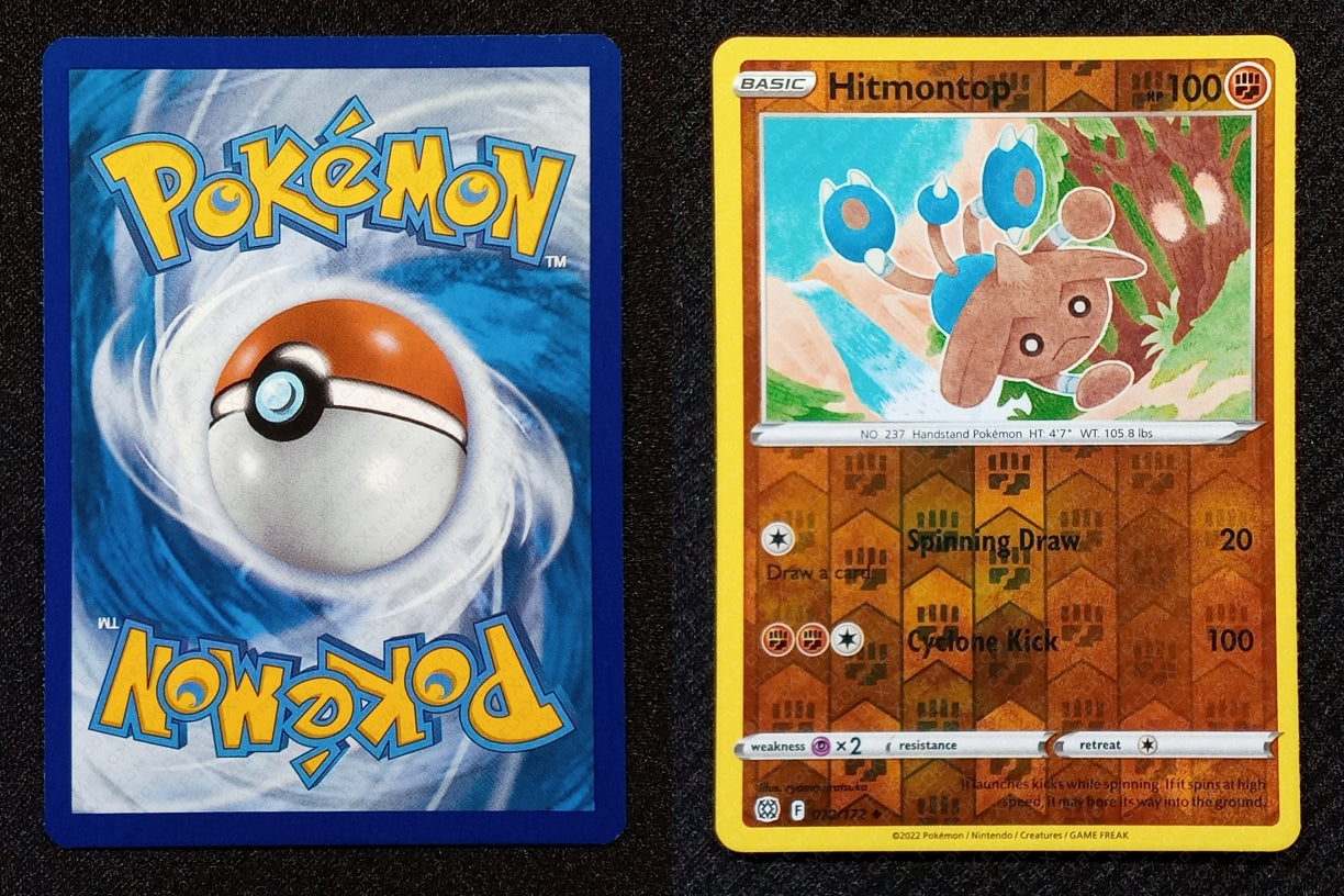 072/172 Hitmontop {Reverse Holo}