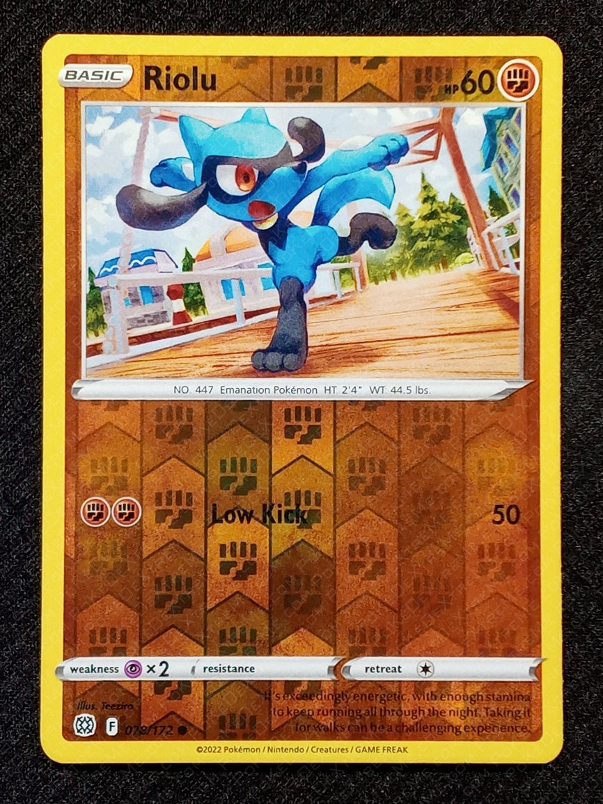 078/172 Riolu {Reverse Holo}