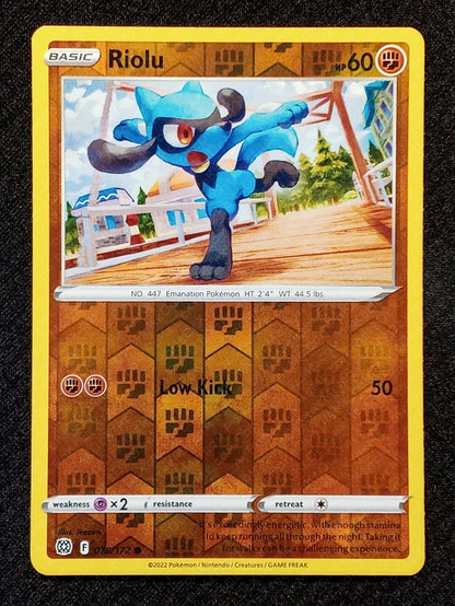 078/172 Riolu {Reverse Holo}