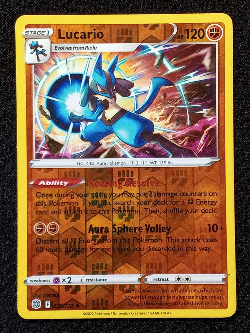 079/172 Lucario {Reverse Holo}