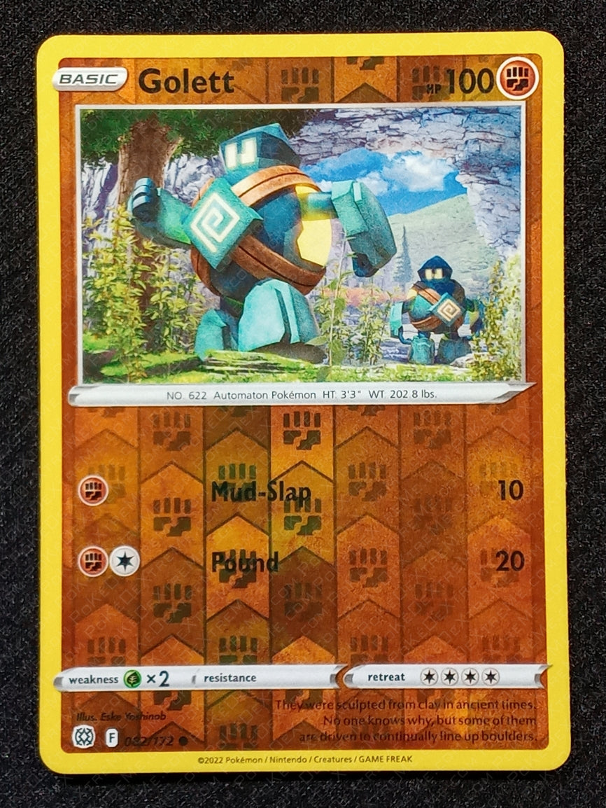 082/172 Golett {Reverse Holo}