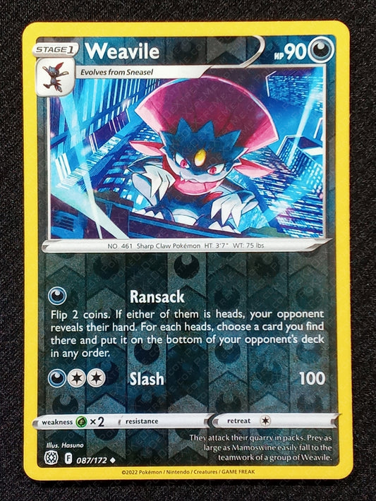 087/172 Weavile {Reverse Holo}