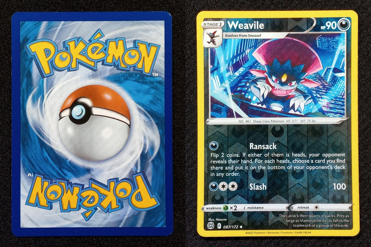 087/172 Weavile {Reverse Holo}