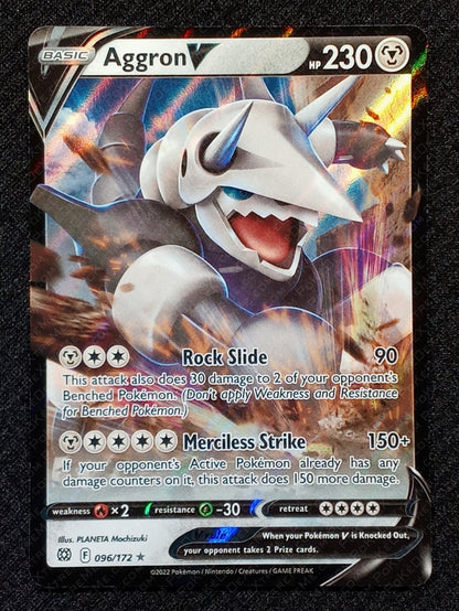 096/172 Aggron V {Full Art Holo}