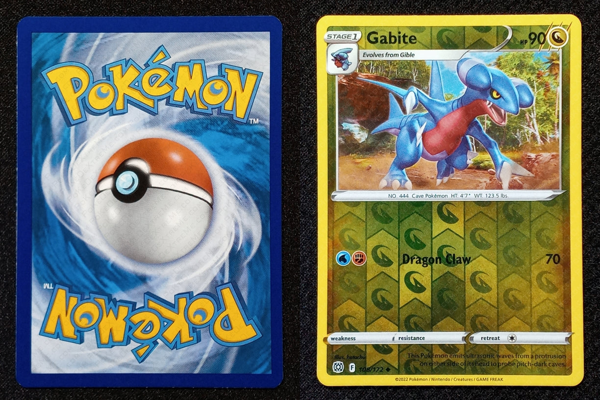 108/172 Gabite {Reverse Holo}