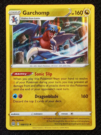 109/172 Garchomp {Regular Holo}