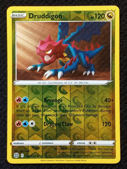 113/172 Druddigon {Reverse Holo}