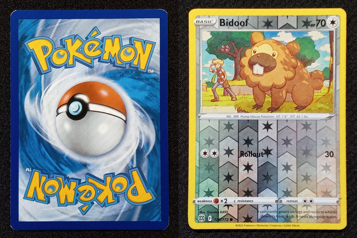 120/172 Bidoof {Reverse Holo}