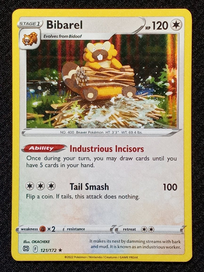 121/172 Bibarel {Window Holo}
