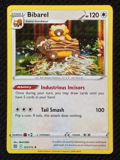 121/172 Bibarel {Regular Holo}