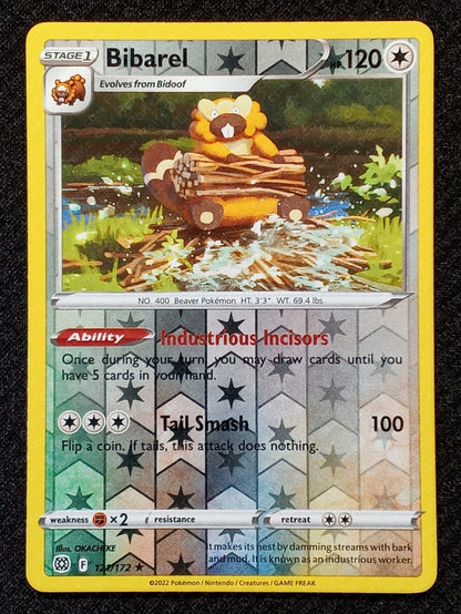 121/172 Bibarel {Reverse Holo}