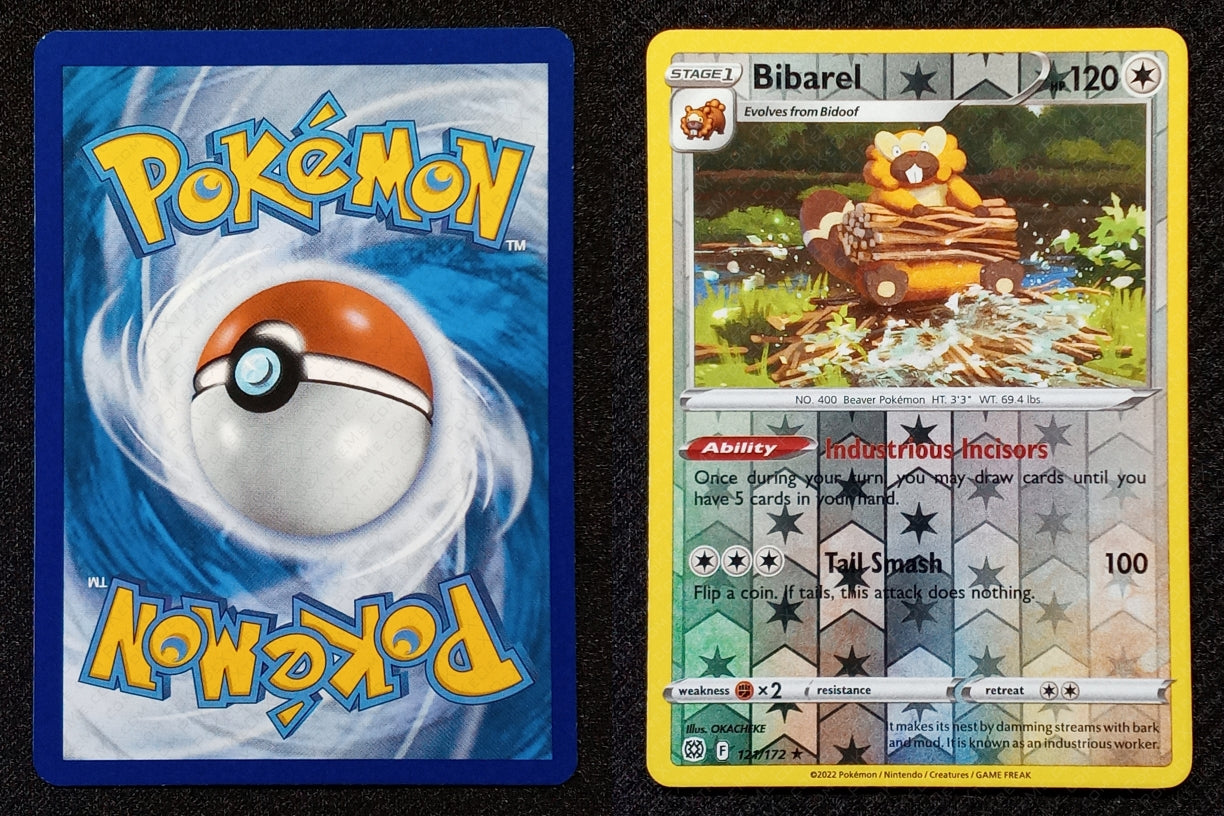 121/172 Bibarel {Reverse Holo}
