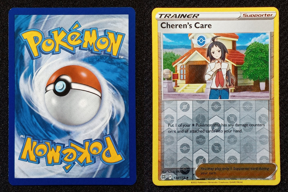 134/172 Cheren's Care {Reverse Holo}