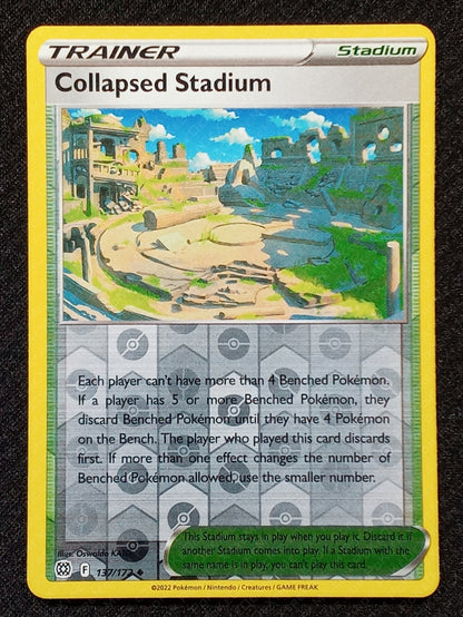137/172 Collapsed Stadium {Reverse Holo}