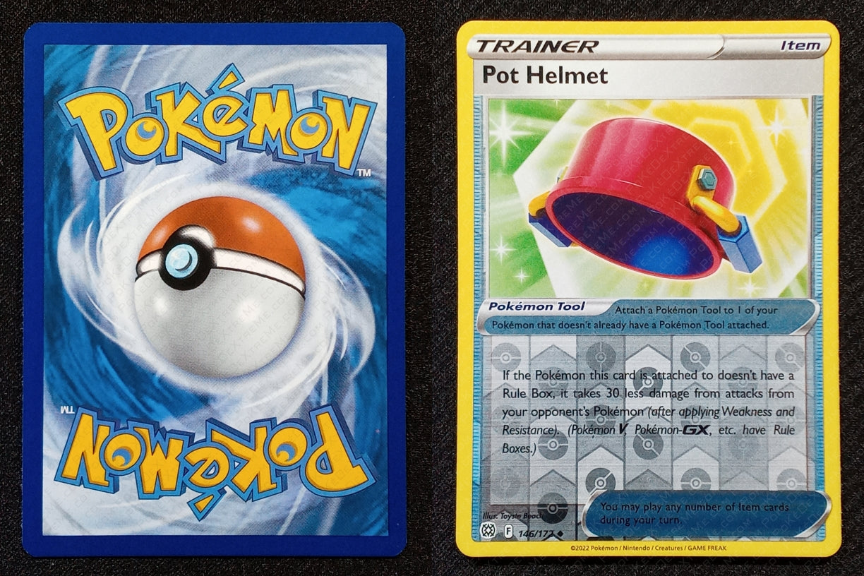 146/172 Pot Helmet {Reverse Holo}