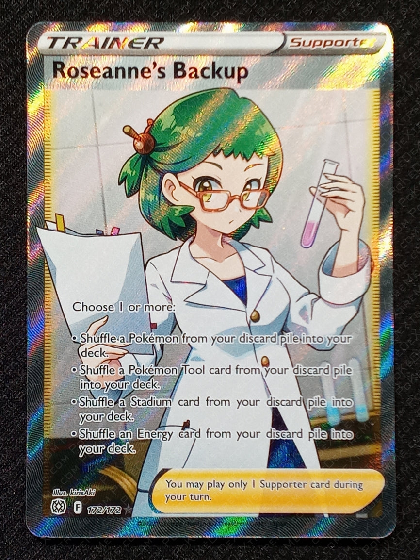 172/172 Roseanne's Backup {Full Art Holo}