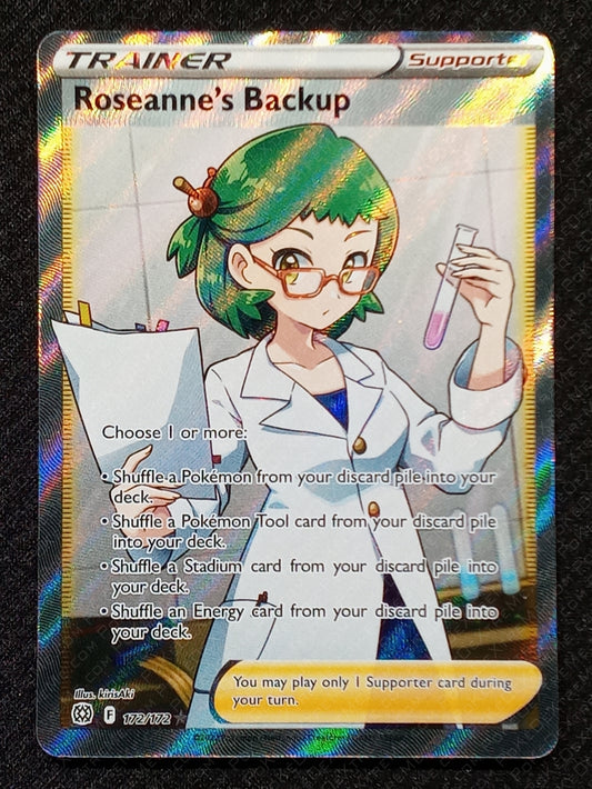 172/172 Roseanne's Backup {Full Art Holo}