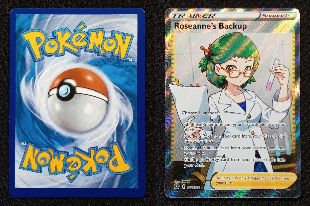 172/172 Roseanne's Backup {Full Art Holo}