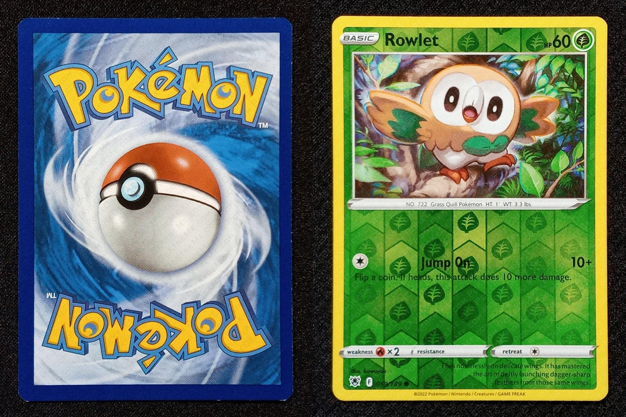 019/189 Rowlet {Reverse Holo}