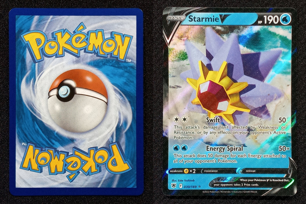 030/189 Starmie V {Full Art Holo}