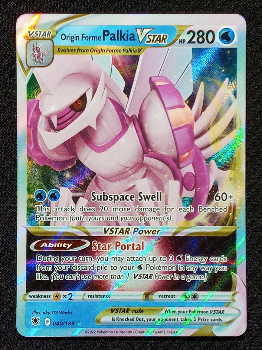 040/189 Origin Forme Palkia Vstar {Full Art Holo}