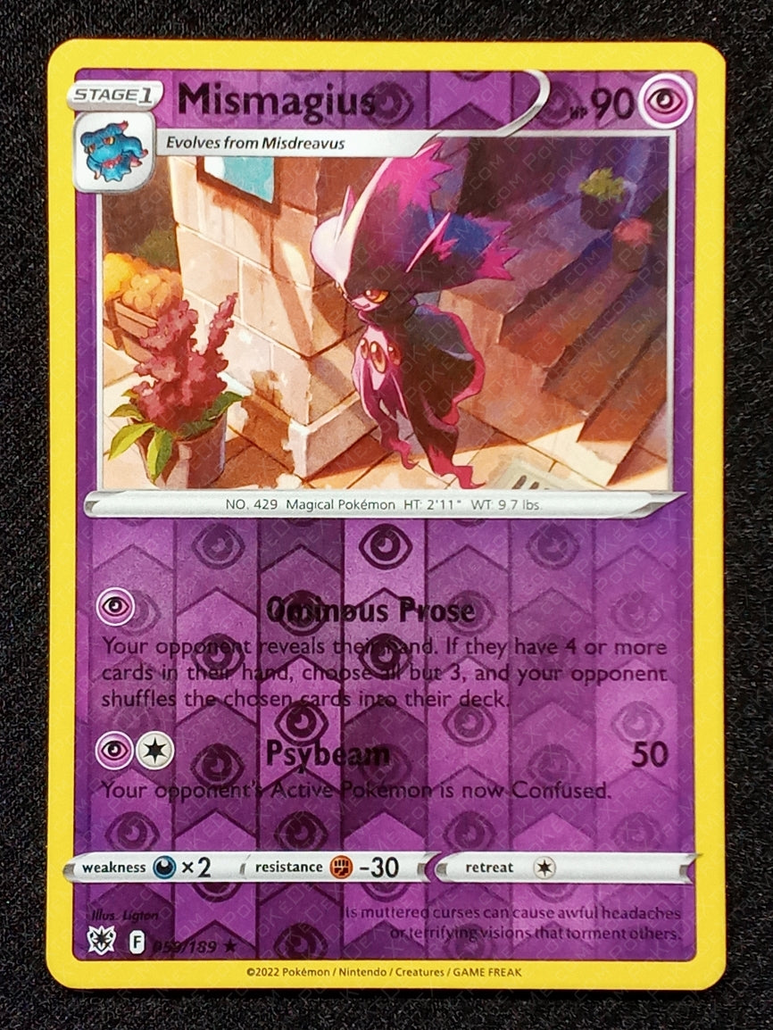 059/189 Mismagius {Reverse Holo}