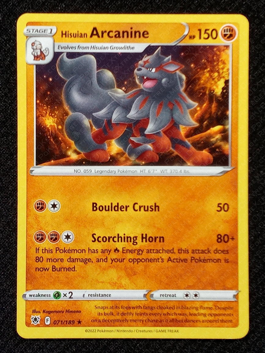 071/189 Hisuian Arcanine