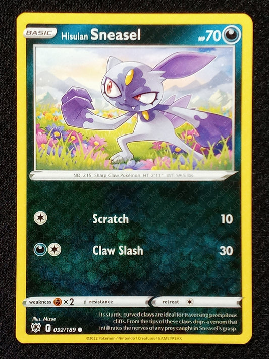 092/189 Hisuian Sneasel