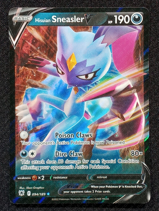 094/189 Hisuian Sneasler V {Full Art Holo}