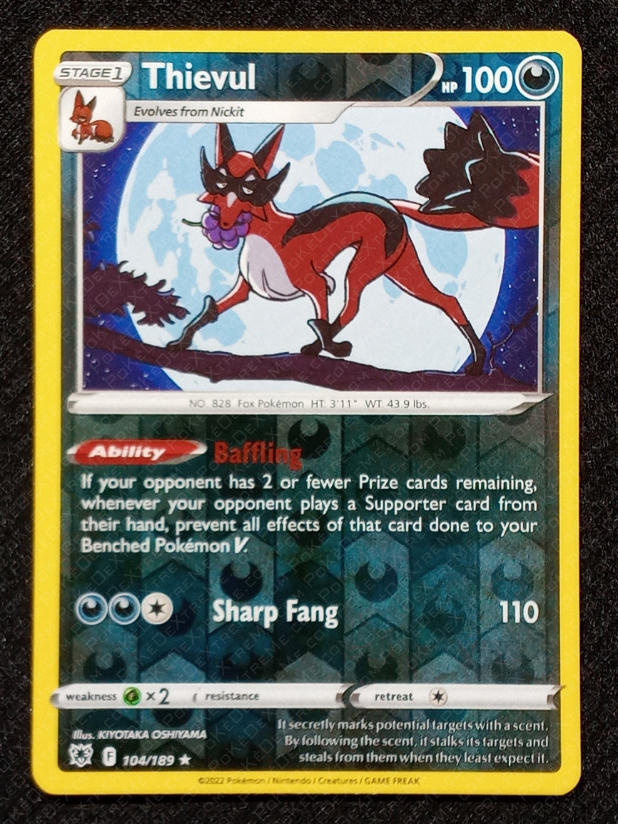 104/189 Thievul {Reverse Holo}