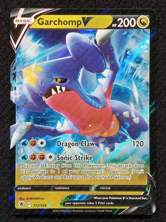 117/189 Garchomp V {Full Art Holo}