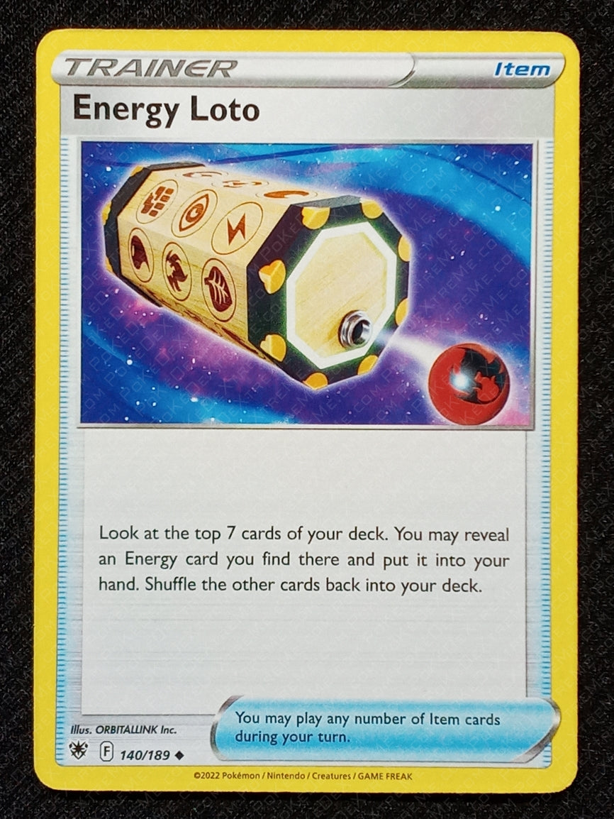140/189 Energy Loto