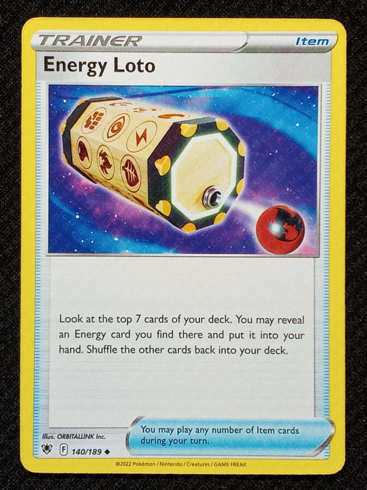 140/189 Energy Loto