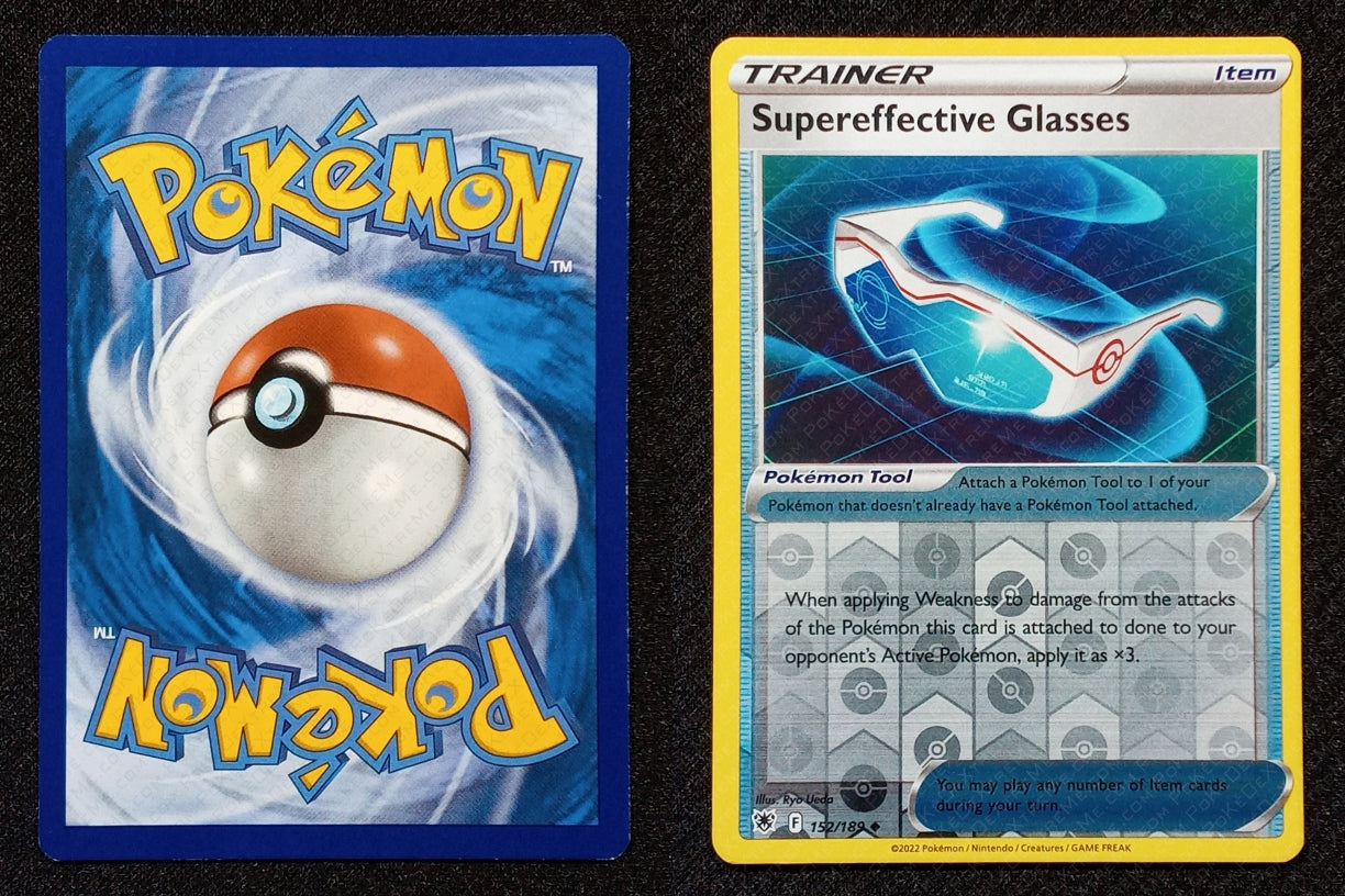 152/189 Supereffective Glasses {Reverse Holo}